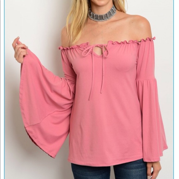 Hip Sexy Shoulders Top 🌸 Sale - Picture 3 of 6